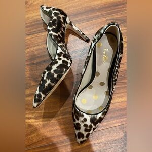 🐆 Boden calf hair leopard wave heels shoes pumps 38